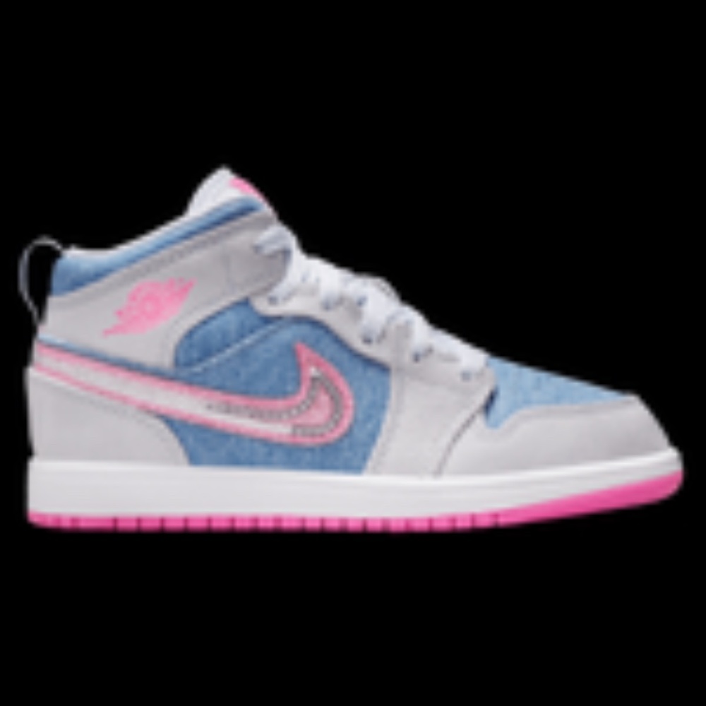 Jordan Air Jordan 1 Mid SE - Girls' Preschool